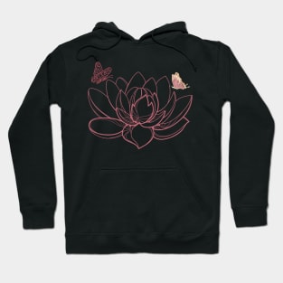 Loto natural butterfly  wellness Hoodie